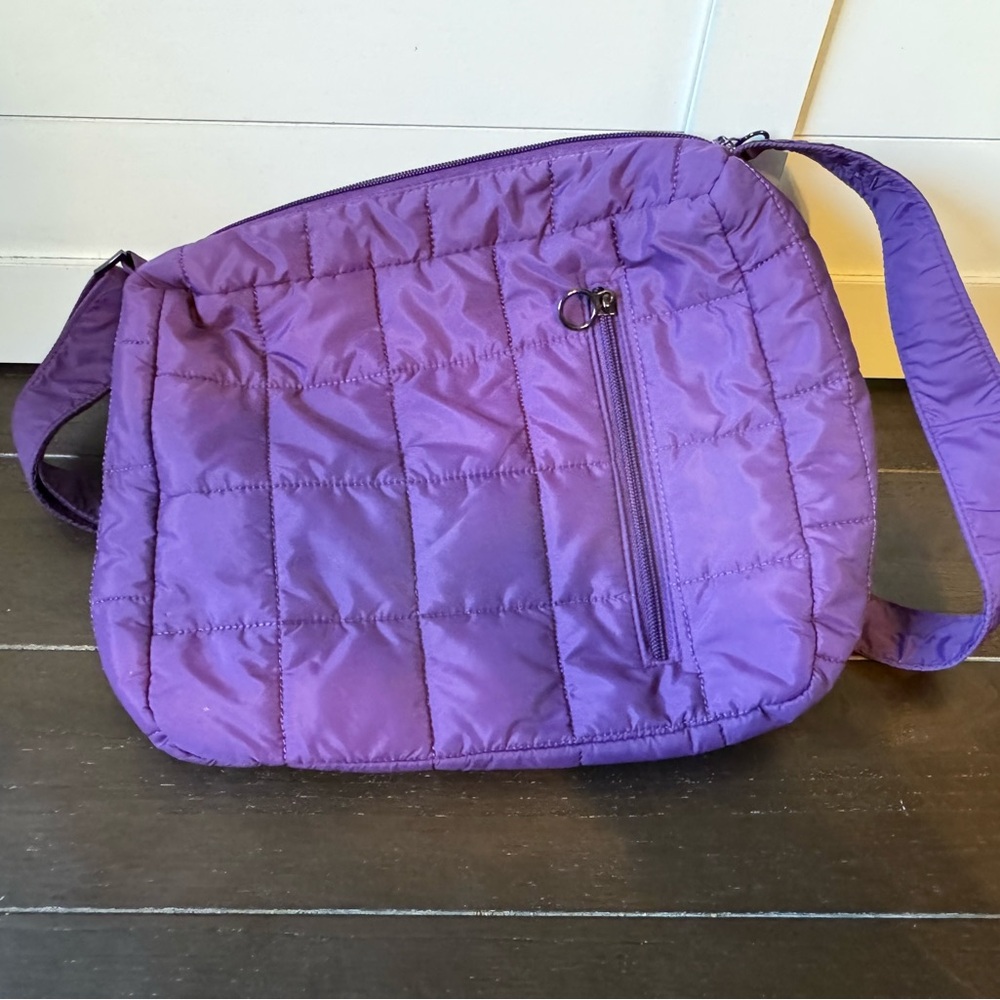 RadRev Cloud Messenger bag in purple